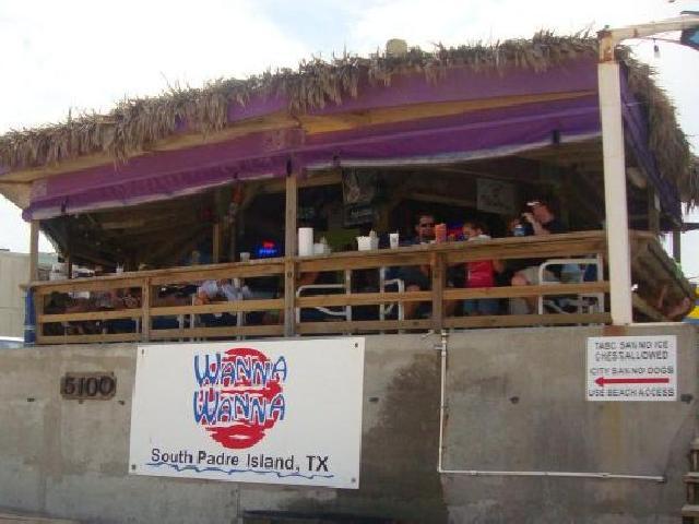 Spring Break Wanna Wanna Beach Bar - South Padre, USA Spring Break Wanna Wanna Beach Bar - South Padre, USA